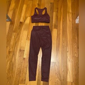 Allfenix workout set bra and leggings size medium
